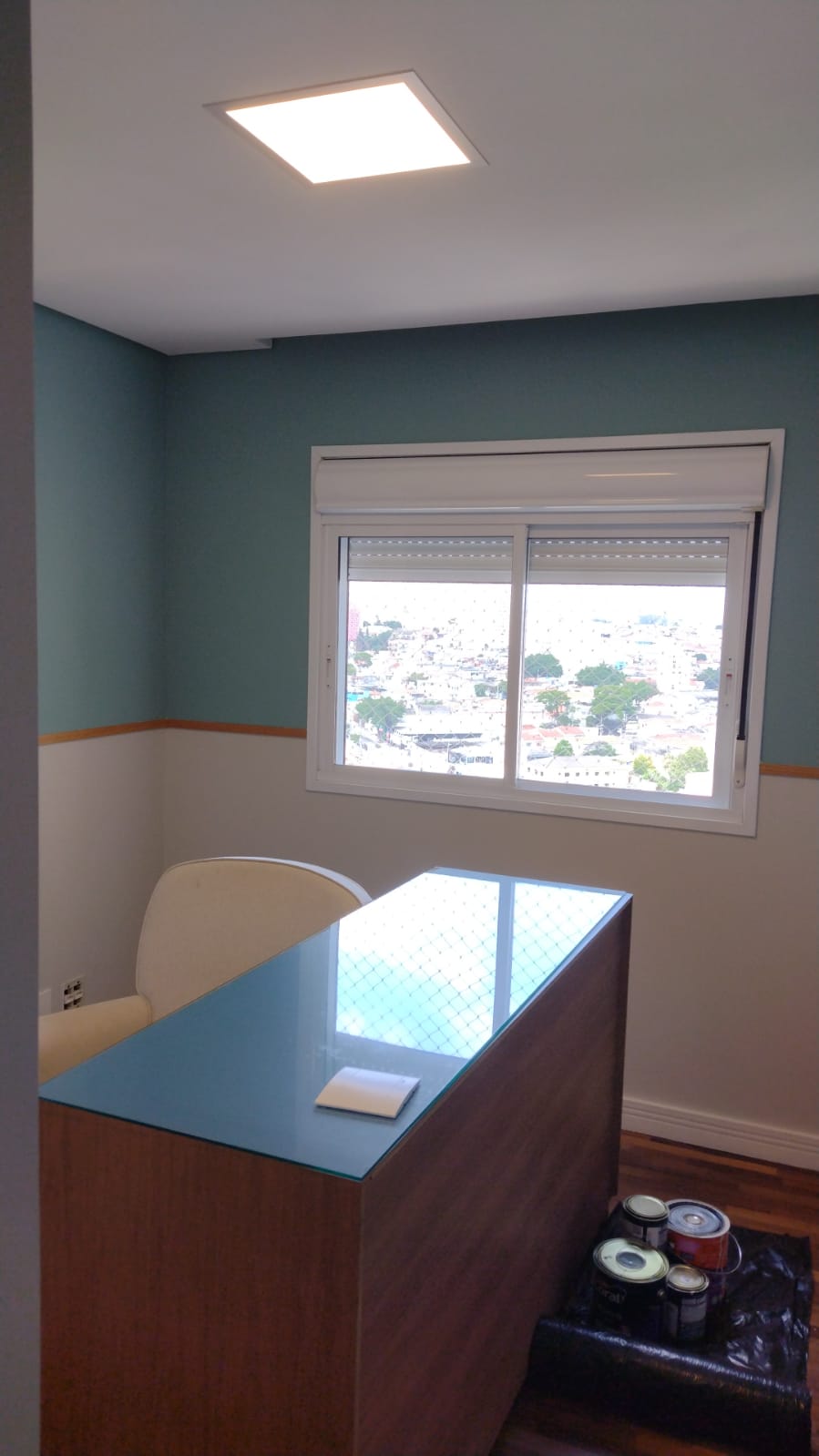 Pintura de apartamento com textura - Magno Reformas